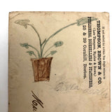 C. 1860s Calla Lily Drawing on Envelope