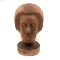 I Call Her Helmet Head, Giant Carved Head
