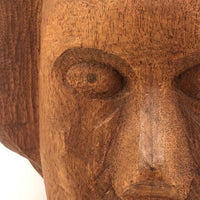 I Call Her Helmet Head, Giant Carved Head
