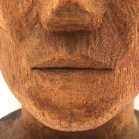 I Call Her Helmet Head, Giant Carved Head