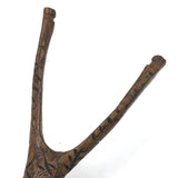Profusely Carved Wonderful Antique Wooden Toy Slingshot