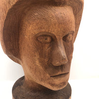 I Call Her Helmet Head, Giant Carved Head