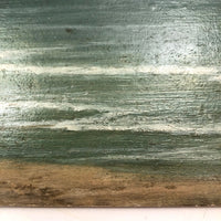 Atmospheric Oil on Board British Seascape by James Coad, Earlyish 20th C.