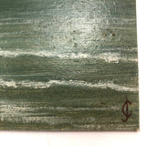Atmospheric Oil on Board British Seascape by James Coad, Earlyish 20th C.