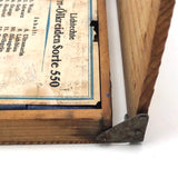 Bauhaus Era Gunther Wagner Oil Crayons in Original Wood Box