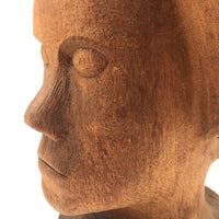 I Call Her Helmet Head, Giant Carved Head