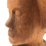 I Call Her Helmet Head, Giant Carved Head