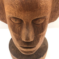 I Call Her Helmet Head, Giant Carved Head