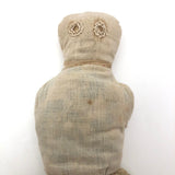 Early 20th Century Folk Art Topsy Turvy Doll with Two Great Faces!