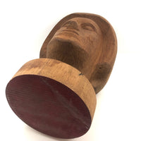 I Call Her Helmet Head, Giant Carved Head