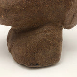 Sculpted Stoneware Pottery Bust  of Literary Looking Gentleman