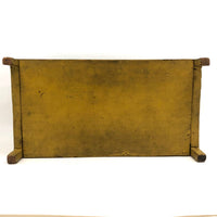 Wonderful Old Doll Bed in Original Yellow Paint