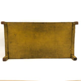 Wonderful Old Doll Bed in Original Yellow Paint