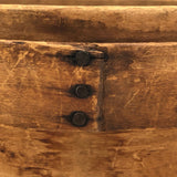 Antique Bentwood Lidded Pantry Box with Bail Handle