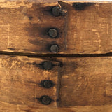 Antique Bentwood Lidded Pantry Box with Bail Handle