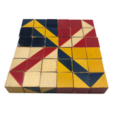 U.S. Embossing Co Color Cubes, 36 Block Set. c. 1930s