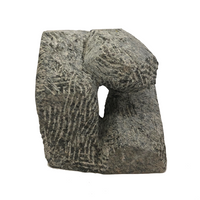 Unsigned Abstract Limestone Sculpture