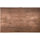 F.E. Dean's 1906 Handmade Wooden Box with (Subtle) Pinprick Decoration