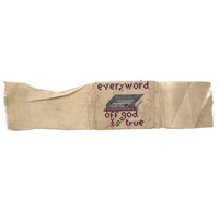 Double Sided Punch Paper Embroidery Bookmark: Everyword Off God Is True
