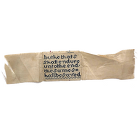 Double Sided Punch Paper Embroidery Bookmark: Everyword Off God Is True