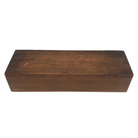 F.E. Dean's 1906 Handmade Wooden Box with (Subtle) Pinprick Decoration