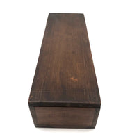 F.E. Dean's 1906 Handmade Wooden Box with (Subtle) Pinprick Decoration