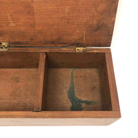 F.E. Dean's 1906 Handmade Wooden Box with (Subtle) Pinprick Decoration