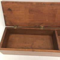 F.E. Dean's 1906 Handmade Wooden Box with (Subtle) Pinprick Decoration