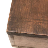 F.E. Dean's 1906 Handmade Wooden Box with (Subtle) Pinprick Decoration