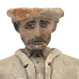 Carved and Painted and Battered Swashbuckler-looking Figure