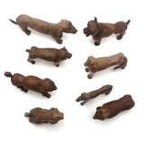 Marvelous Pack of Hand-carved Dogs - A Spectrum of Species! Sold Individually