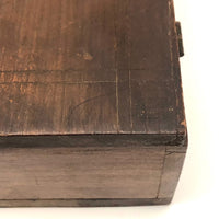 F.E. Dean's 1906 Handmade Wooden Box with (Subtle) Pinprick Decoration