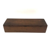 F.E. Dean's 1906 Handmade Wooden Box with (Subtle) Pinprick Decoration