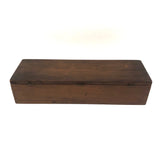F.E. Dean's 1906 Handmade Wooden Box with (Subtle) Pinprick Decoration