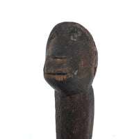 Antique Folk Art Monkey Head Carving, Stopper or Cane Top?