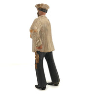 Carved and Painted and Battered Swashbuckler-looking Figure