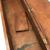 F.E. Dean's 1906 Handmade Wooden Box with (Subtle) Pinprick Decoration