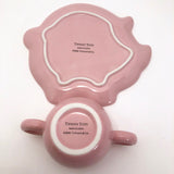 Tiffany & Co. Tiffany Tots Pink Pig Shaped Porcelain Plate and Cup