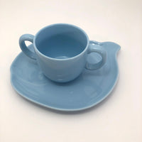 Tiffany & Co. Tiffany Tots Blue Whale Shaped Porcelain Plate and Cup