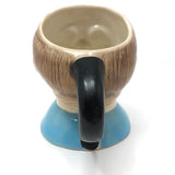 Baby Blue Vintage Avon Ware "Fat Boy" Milk Jug