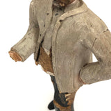 Carved and Painted and Battered Swashbuckler-looking Figure