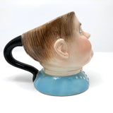 Baby Blue Vintage Avon Ware "Fat Boy" Milk Jug