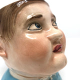 Baby Blue Vintage Avon Ware "Fat Boy" Milk Jug