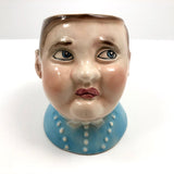 Baby Blue Vintage Avon Ware "Fat Boy" Milk Jug