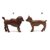 Marvelous Pack of Hand-carved Dogs - A Spectrum of Species! Sold Individually