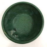Matte Green Arts and Crafts Bowl, Presumed Zanesville