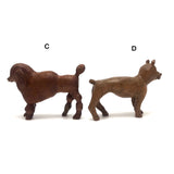 Marvelous Pack of Hand-carved Dogs - A Spectrum of Species! Sold Individually