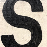 Visitors Parking Old Black and White Hand-painted Wooden Sign