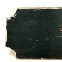 Visitors Parking Old Black and White Hand-painted Wooden Sign