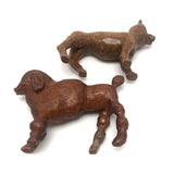 Marvelous Pack of Hand-carved Dogs - A Spectrum of Species! Sold Individually